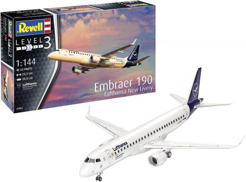 Embraer 190 Lufthansa New Livery 1/144
