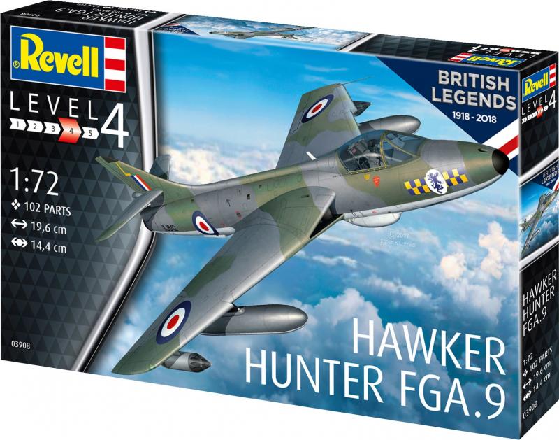 British Legends: Hawker Hunter FGA.9 1/72