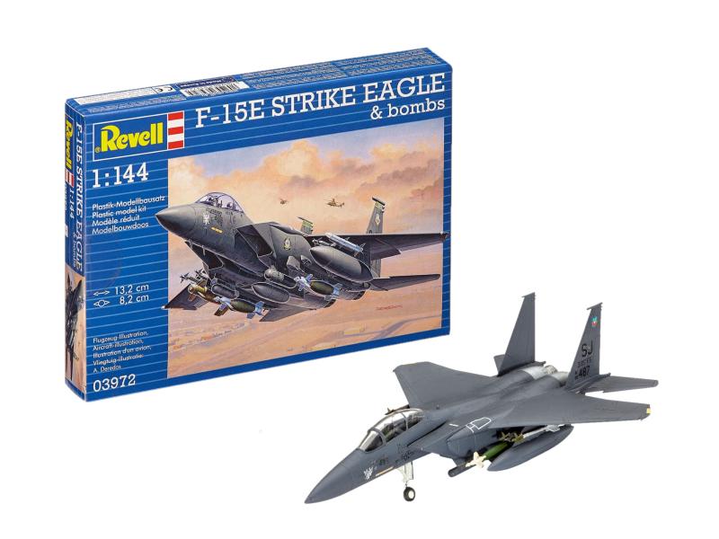 F-15E STRIKE EAGLE & bombs 1/144