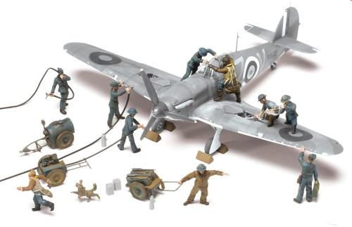 WWII RAF Ground Crew 1:48