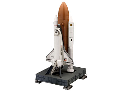 Space Shuttle Discovery and Booster Rockets 1:144