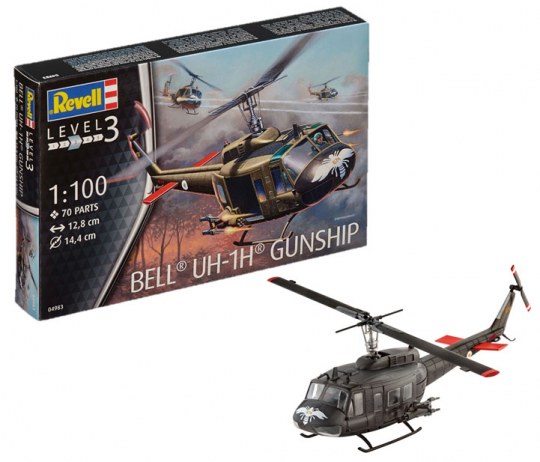 Bell UH-1H Gunship 1/100