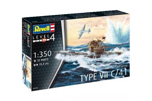 German Submarine Type VII C/41 1/350