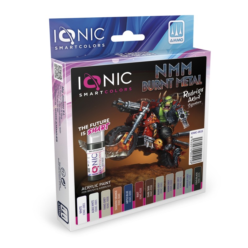IONIC NMM Burnt Metal Rodrigo Akore Signature Set (12x20 ml)