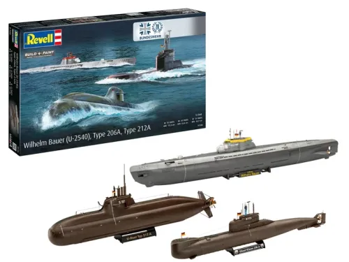 70 Years Bundeswehr: Wilhelm Bauer, Type 206A, Class 2 1:144