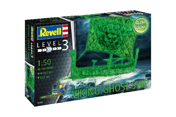 Viking Ghost Shipw/Night Color 1/50