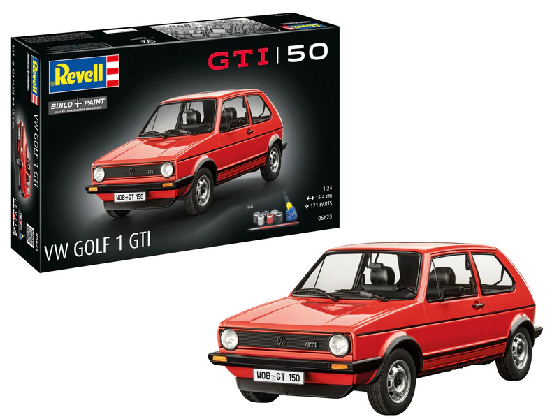 Gift set "50 years of VW Golf 1 GTi" 1:24