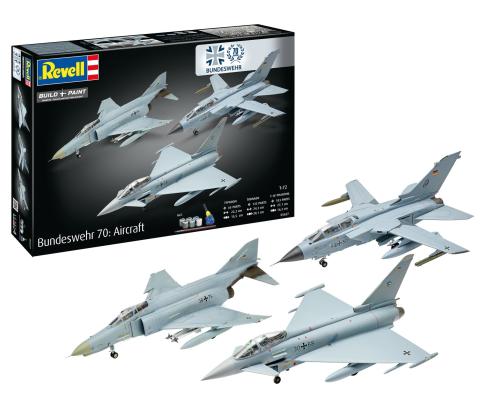 Gift Set 70 Years Bundeswehr: Aircraft 1:72