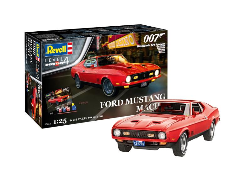 Presentset - Ford Mustang Mach 1 (James Bond 007) "Diamonds Are Forever" 1/25