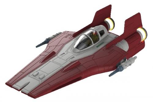 Resistance A-wing Fighter, red 1/44