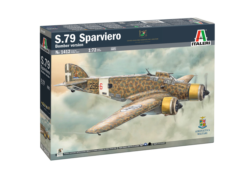 S.79 Sparviero Bomber version 1/72