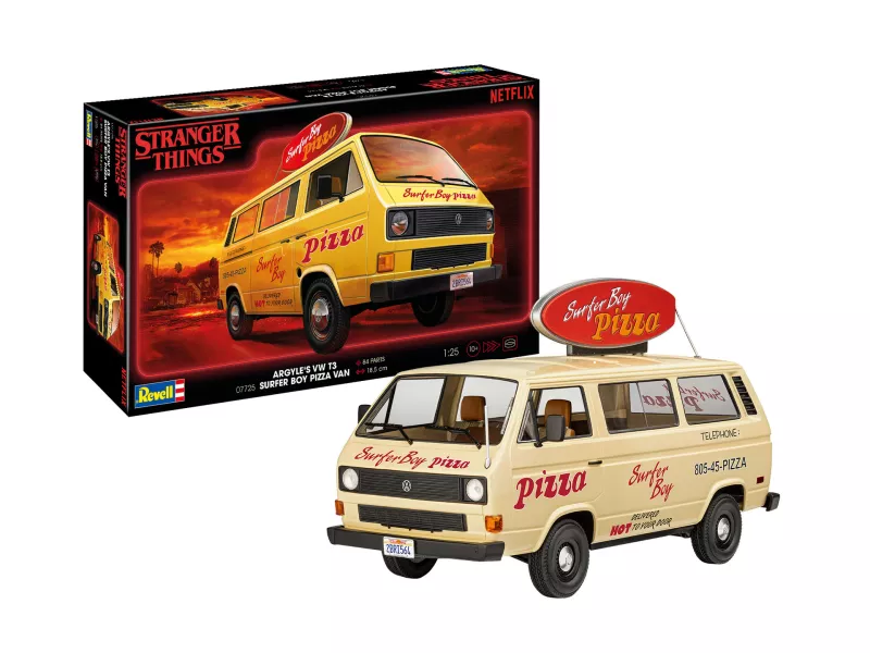 'Stranger Things' VW T3 Bus 'Surfer Boy' 1/25