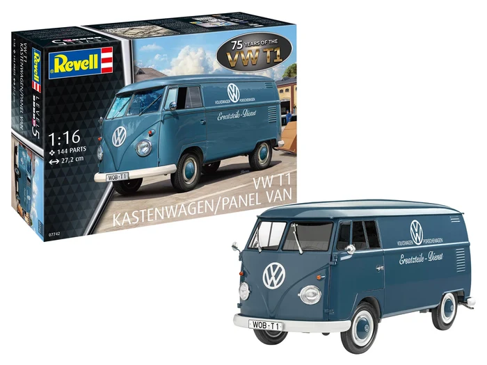 VW T1 Panel Van - 75 Years of the VW T1 1:16