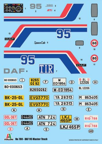 DAF 95 Master Truck 1/24