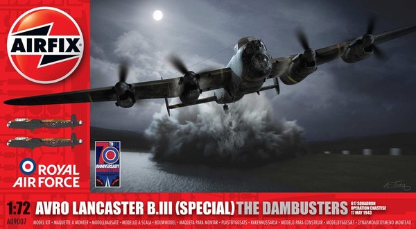 Avro Lancaster B.III (Special) The Dambusters 617 Squadron Operation Chastise 17 May 1943 1/72