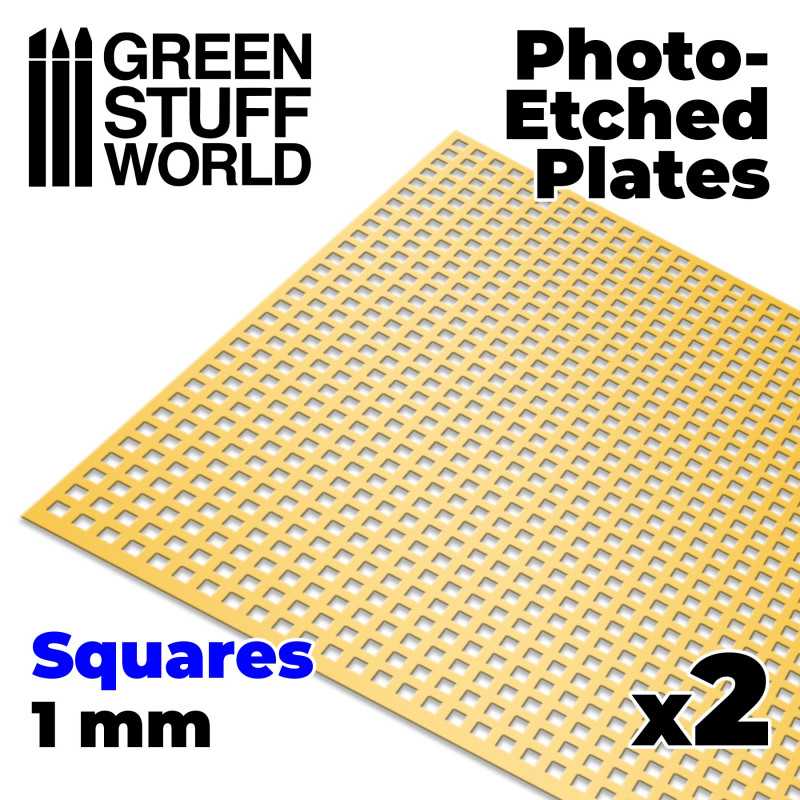 Photo-etched Plates - Large Squares