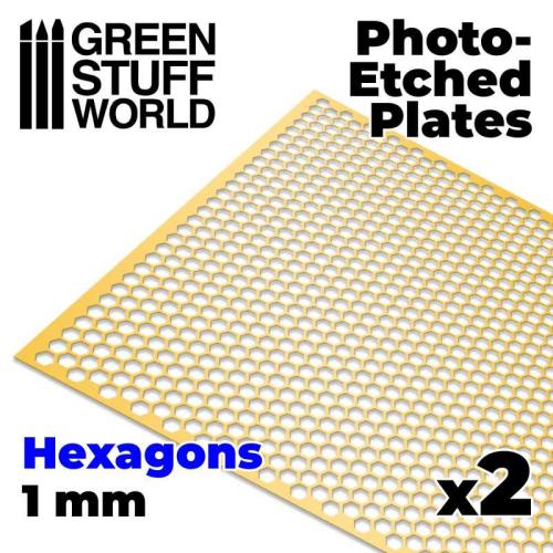 Photo-etched Plates - Large Hexagons