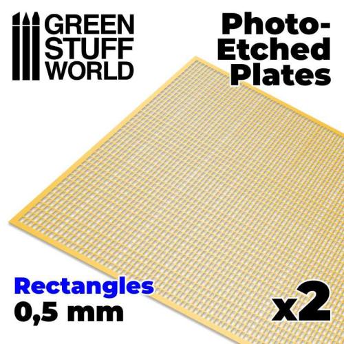 Photo-etched Plates - Small Rectangles