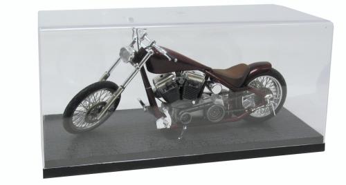 Automotive Display Case - Extra Tall Cobblestone Surface Base (23,2 cm L x 9,8 cm H x 9,2 cm D)