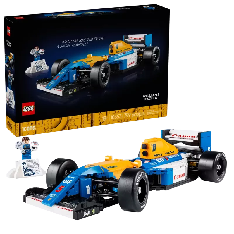 Lego Icons Williams Racing FW14B & Nigel Mansell 10353
