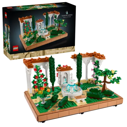 Lego Icons Fontänträdgård