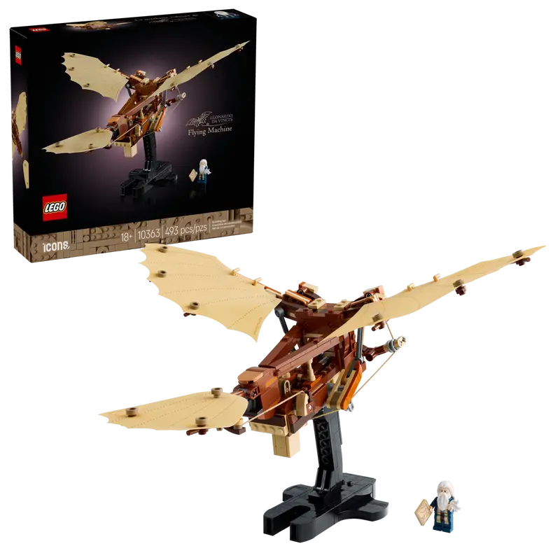 Lego Icons Leonardo da Vincis Flygmaskin