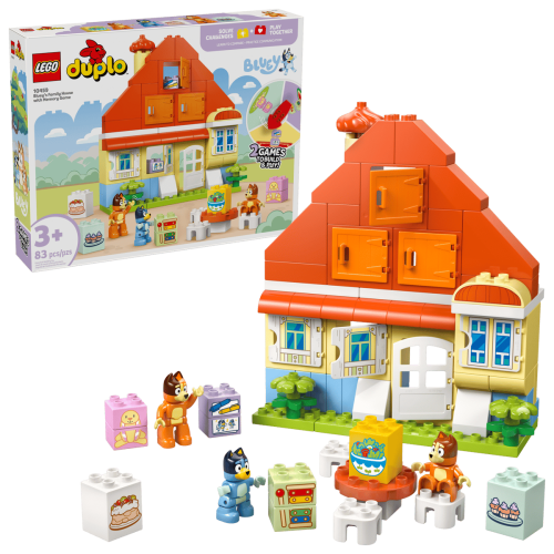 LEGO DUPLO Blueys Hus med Memoryspel 10459