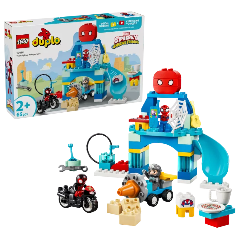 LEGO DUPLO Disney Team Spideys nätkvarter 10464