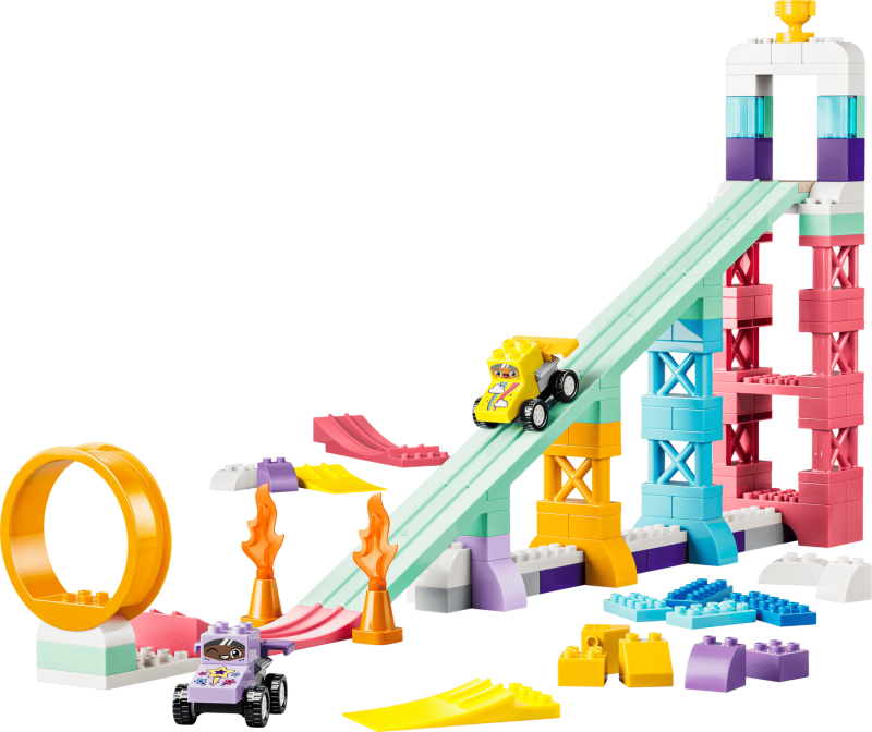 LEGO DUPLO Town 3-i-1 Kreativa ramper med fordon 10478