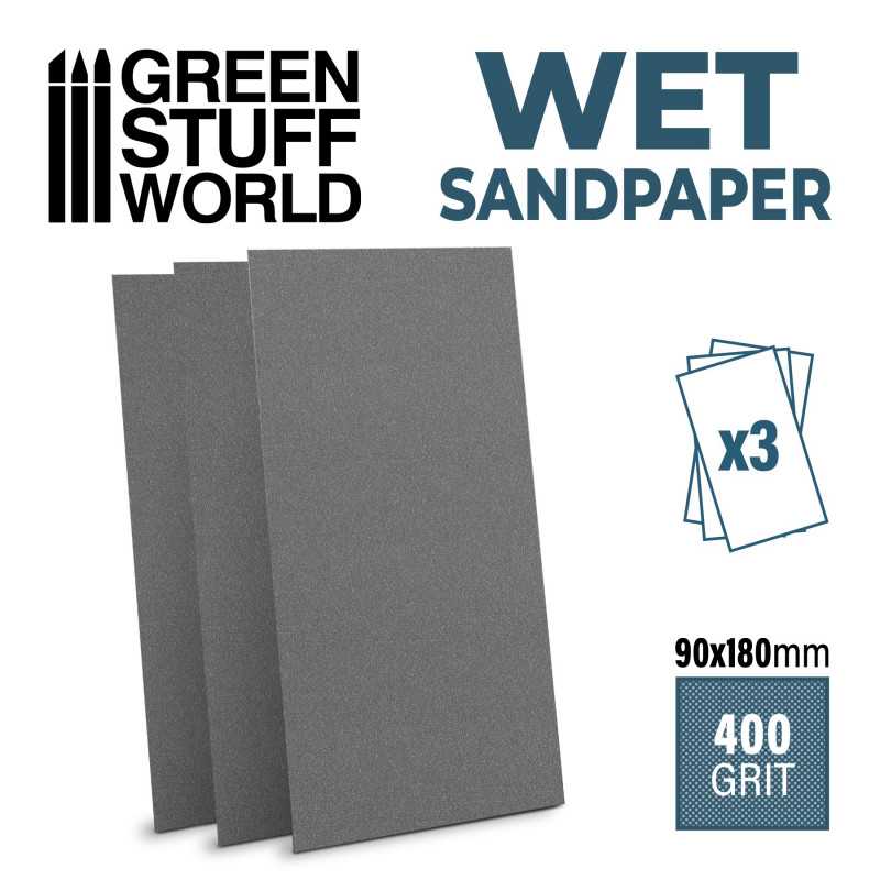 Wet water proof SandPaper180x90mm - 400 grit