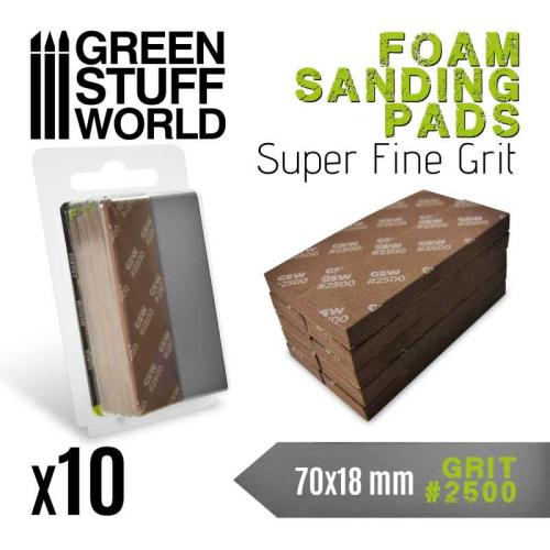 Foam Sanding Pads 2500 grit