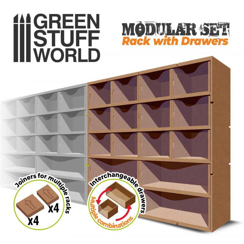 Power Mdf Rack MDF Vertical rack with Drawers