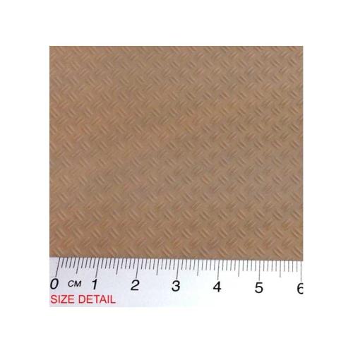 ABS Plasticard - Thread  DOUBLE DIAMOND Textured Sheet - A4