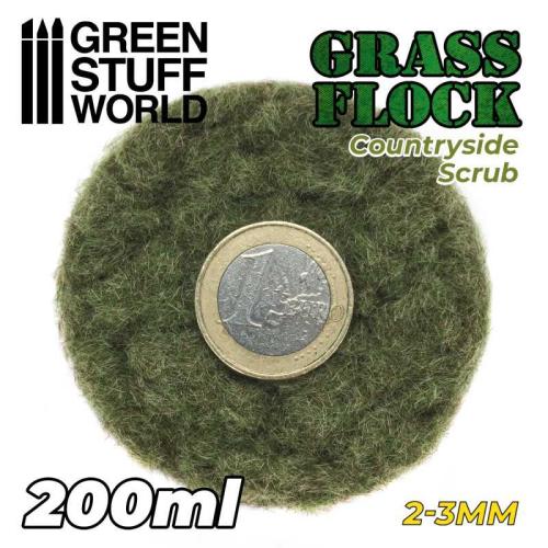 Static Grass Flock 2-3mm - COUNTRYSIDE SCRUB - 200 ml