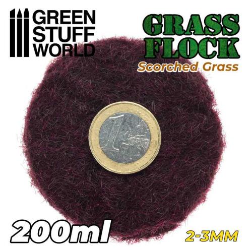 Static Grass Flock 2-3mm - SCORCHED BROWN - 200 ml