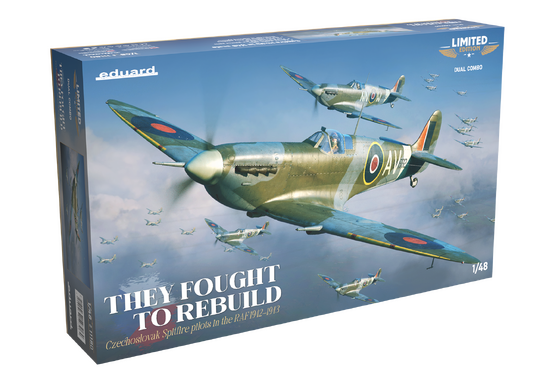 They Fought To Rebuild: Czechoslovak Spitfire pilots in the RAF 1942-1943 Dual Combo / Spitfire Mk.Vb 1:48