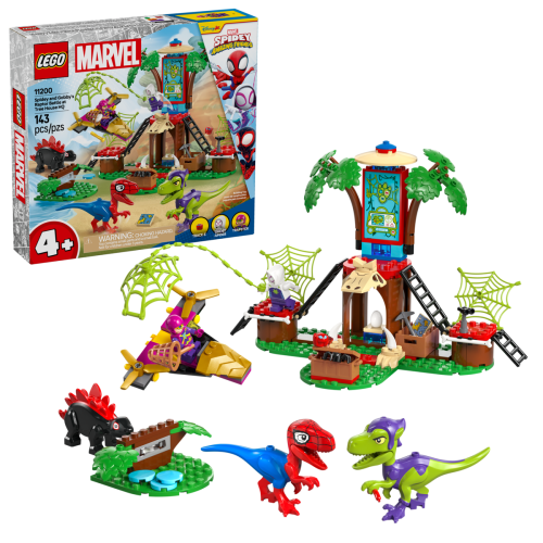 LEGO Spidey Spideys och Gobbys Raptorstrid vid Trädkojan 11200