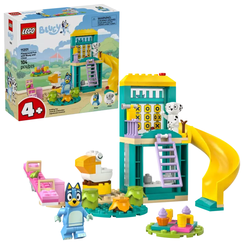 LEGO Bluey Skoj på Lekplatsen med Bluey och Chloe 11201