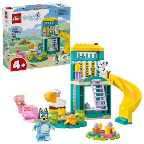 LEGO Bluey Skoj på Lekplatsen med Bluey och Chloe 11201