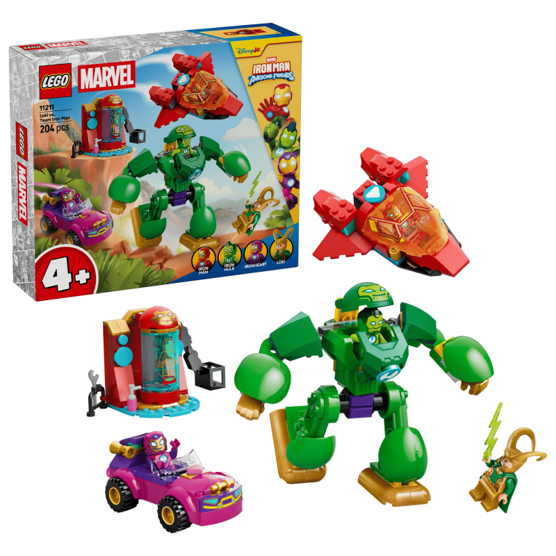 LEGO Marvel Loki mot Team Iron Man 11211