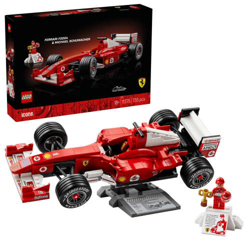 LEGO Icons Ferrari F2004 & Michael Schumacher 11375