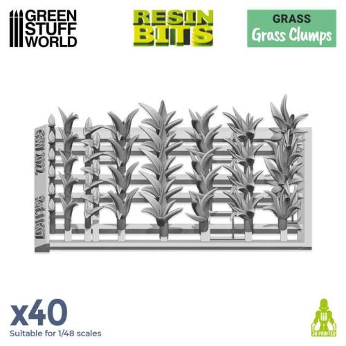 3D printed set - Grass Clumps