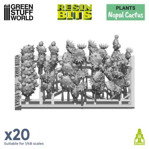 3D printed set - Nopal Cactus
