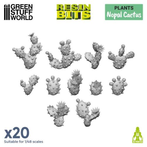 3D printed set - Nopal Cactus