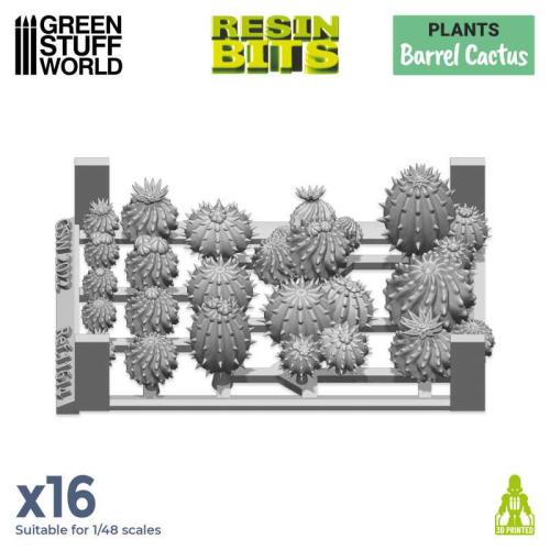 3D printed set - Barrel Cactus