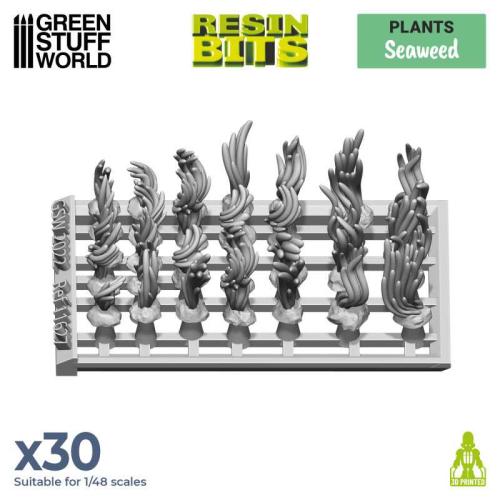 3D printed set - Seaweeds
