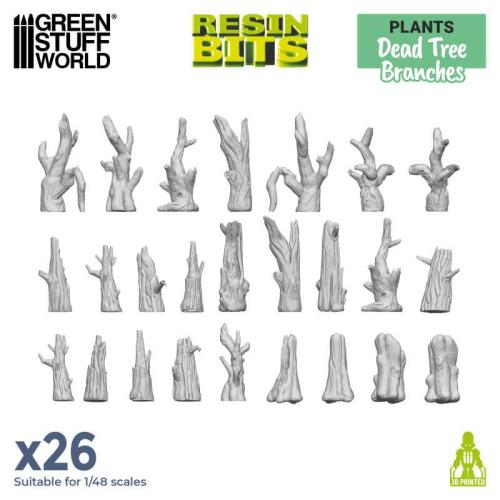 3D printed set - Dead Tree Brushes