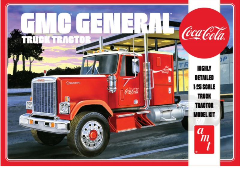 Coca Cola GMC General Truck Tractor 1/25