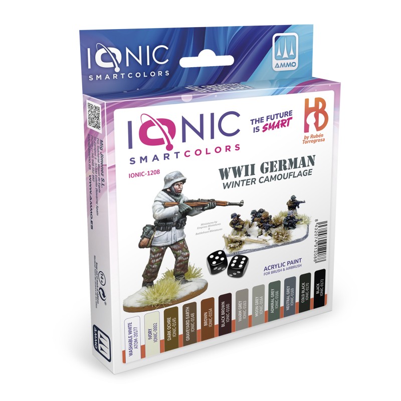 IONIC WWII German Winter camouflage Set (12x20 ml)