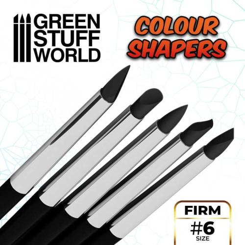 Colour Shapers Brushes SIZE 6 - BLACK FIRM